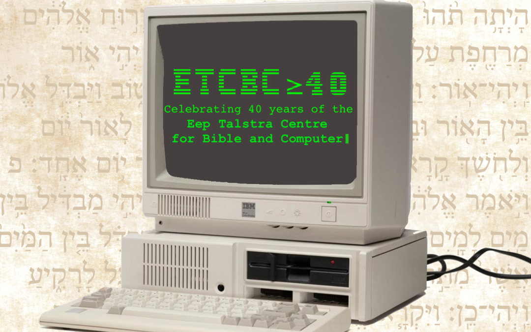 ETCBC≥40 Livestream